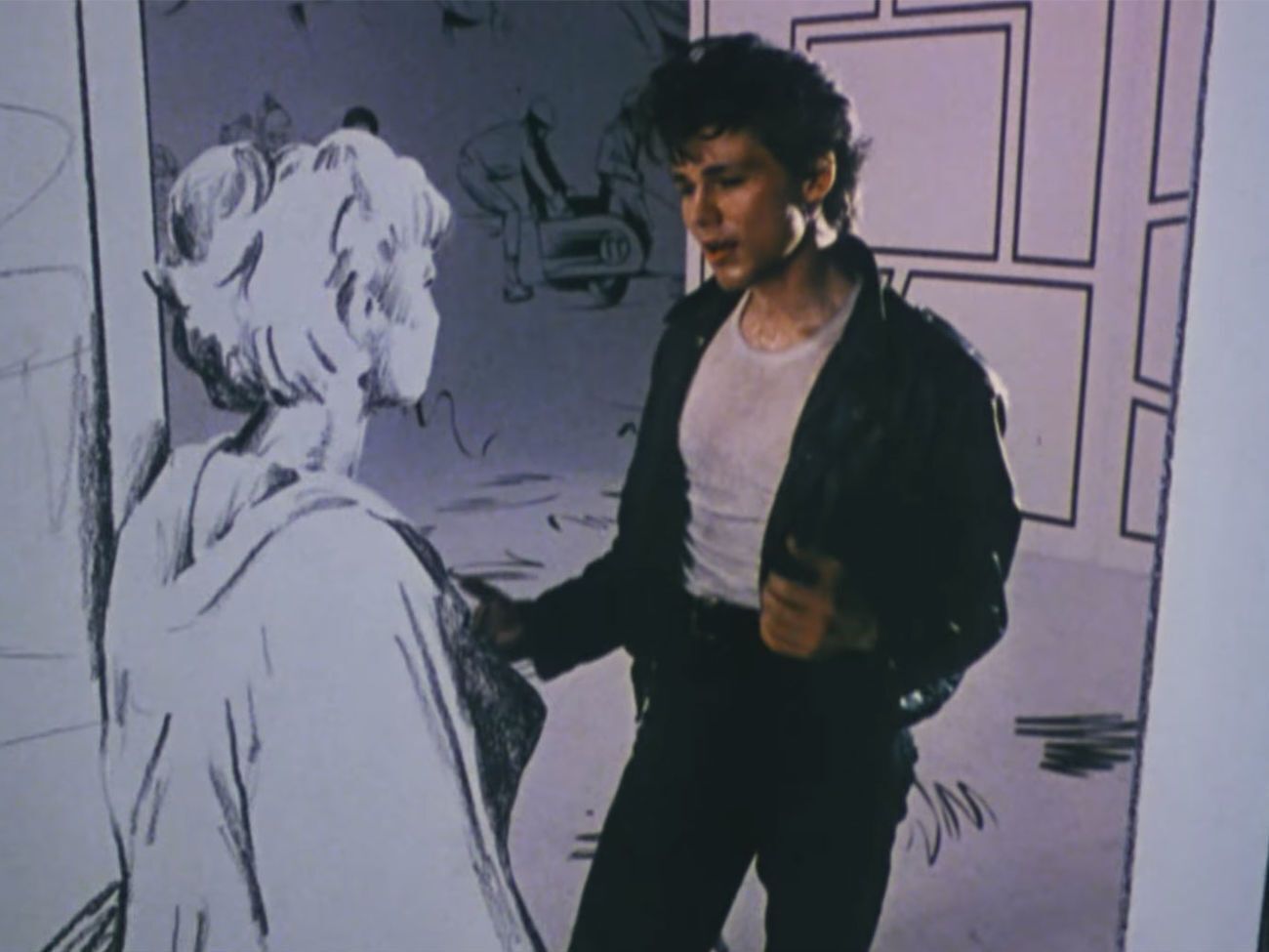 Героиня клипа попадает в параллельную реальность