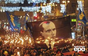 1 января в Киеве прошло факельное шествие в честь Бандеры