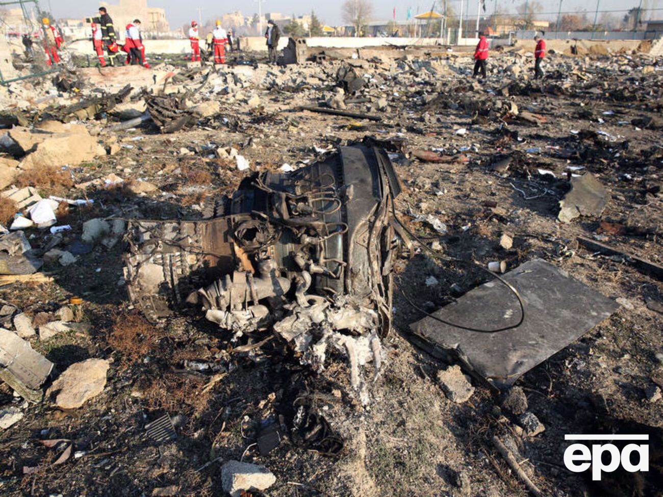 Самолет МАУ разбился 8 января под Тегераном