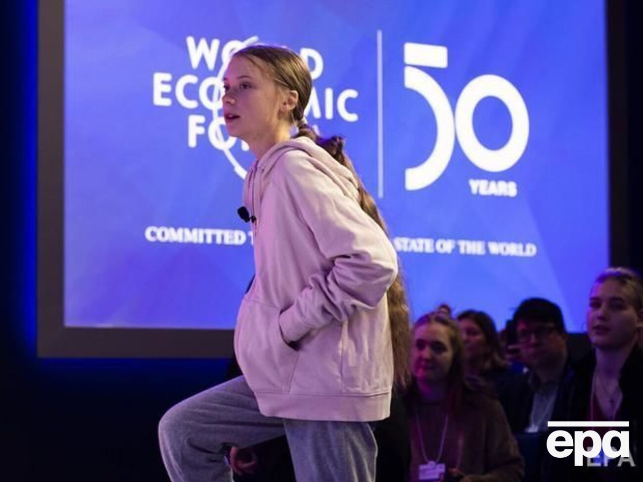 Тунберг приезжает в Давос второй раз
