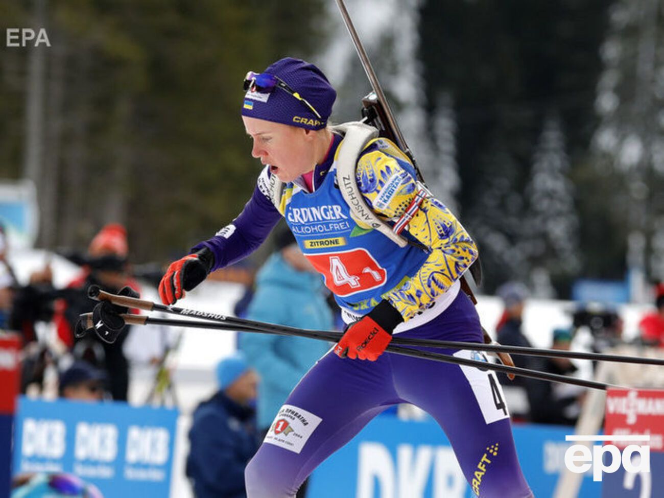 Меркушина виступить за збірну України на шостому етапі Кубка світу з біатлону