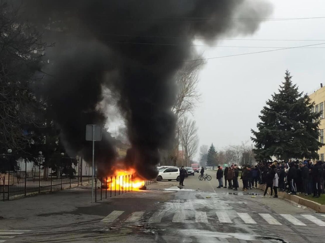 Убийство Чебукина стало катализатором протестов в Каховке
