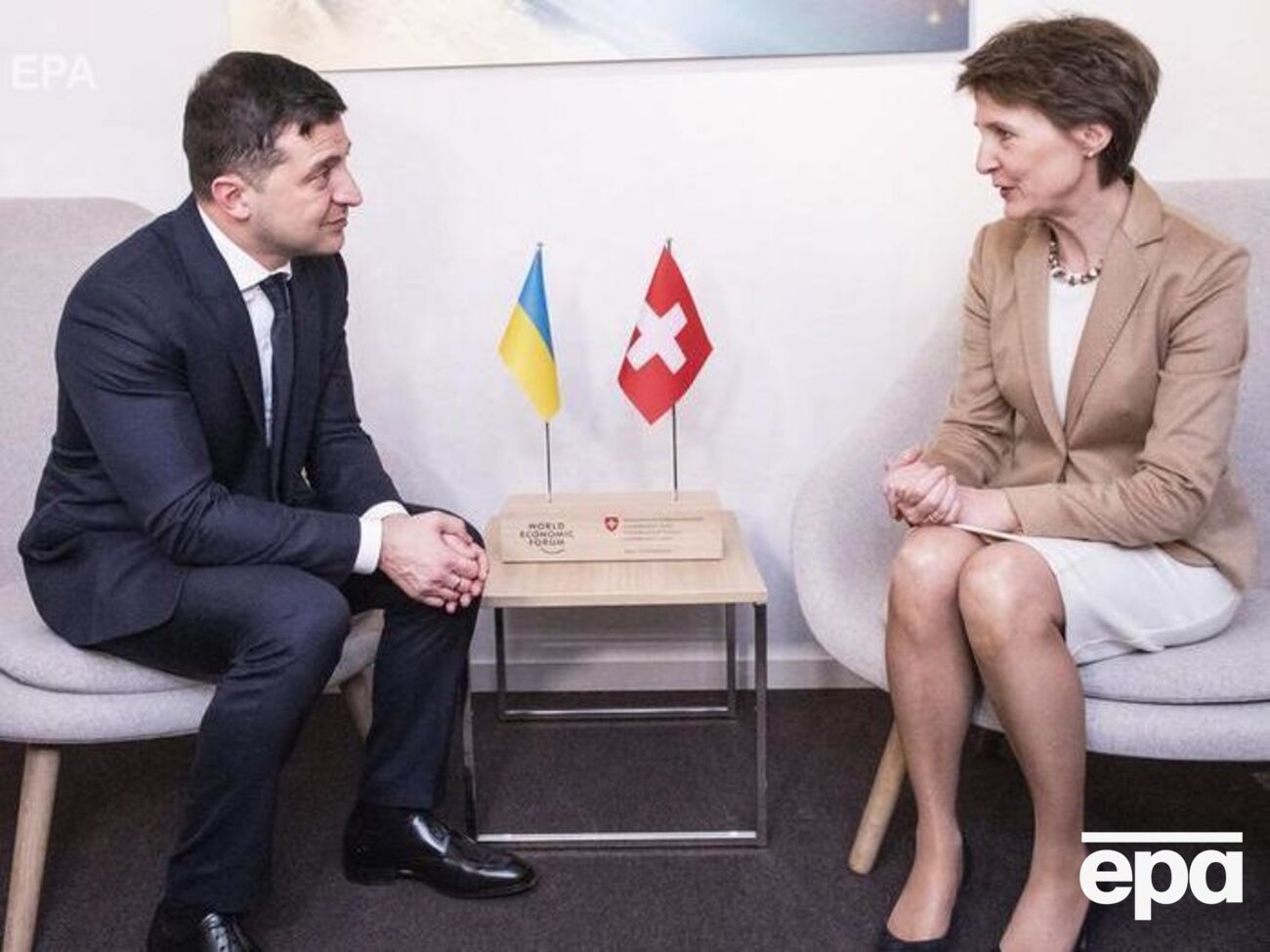 Зустріч Зеленського та Соммаруги відбулася в Давосі