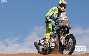 Стравер упал с дюны на скорости 50 км/час