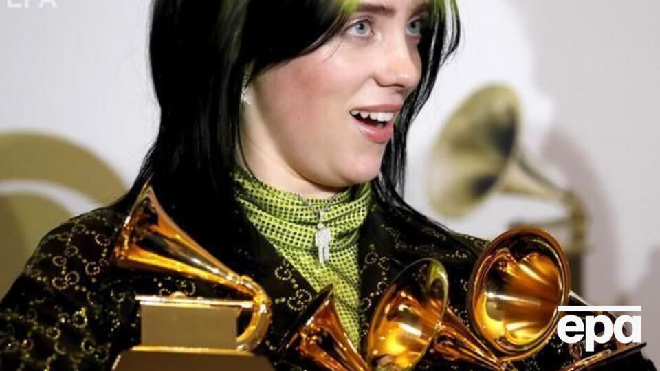 Біллі Айліш здобула найбільшу кількість нагород