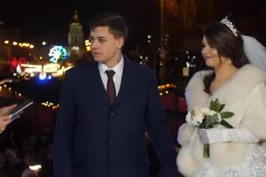 Церемония прошла на Софийской площади