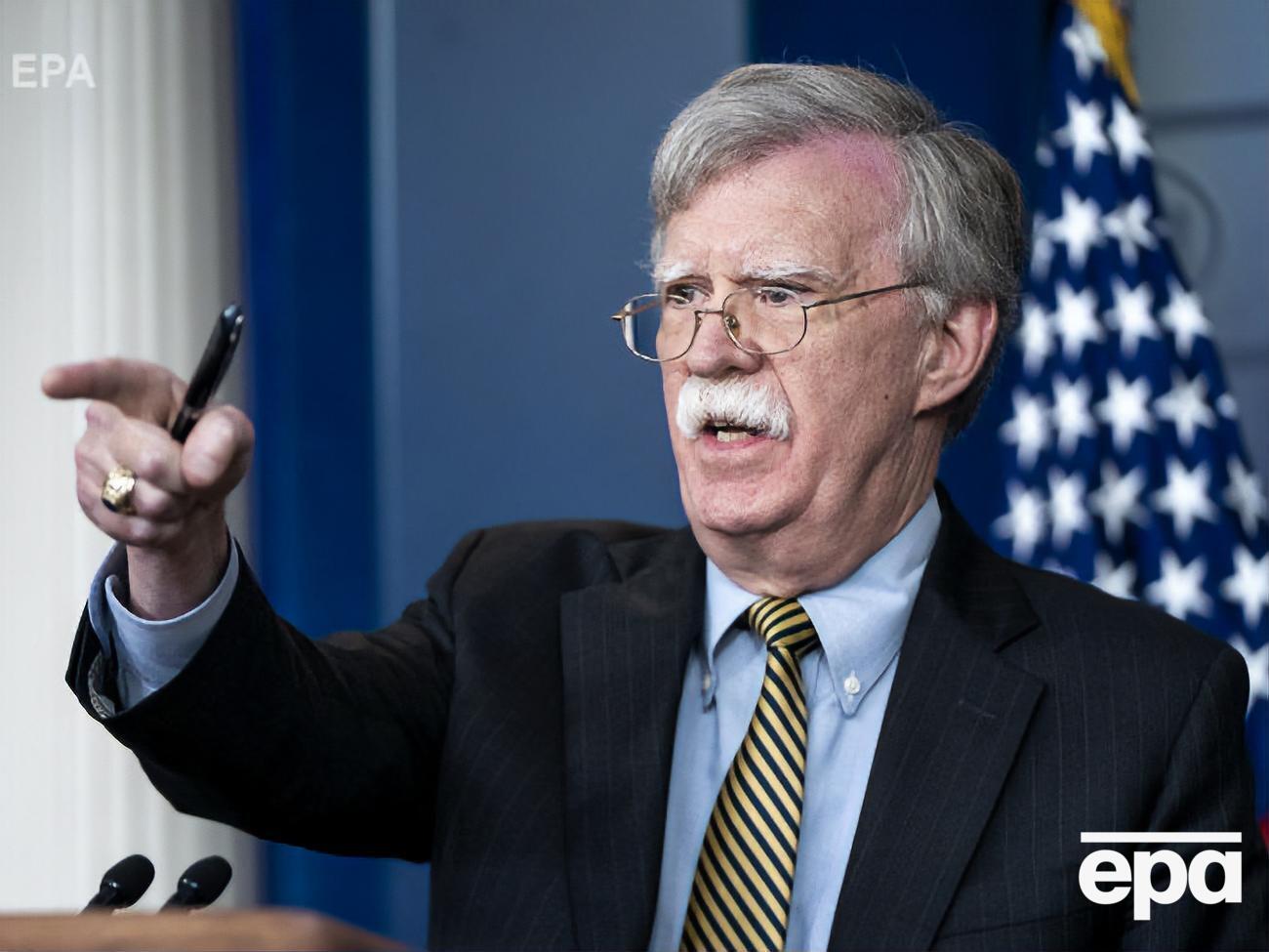 Болтон (на фото) привітав причетних до ліквідації Сулеймані