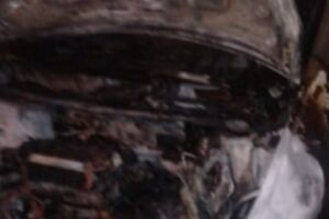 Машину подожгли с 0.00 до 0.10 30 января во Львове