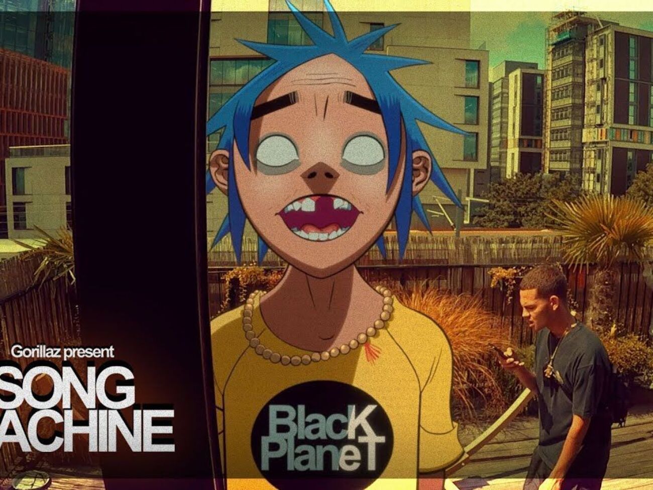 Gorillaz традиционно представлены в виде анимационных героев