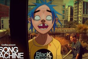 Gorillaz традиционно представлены в виде анимационных героев