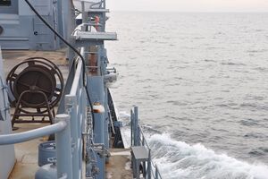 Корабль проходил ходовые испытания