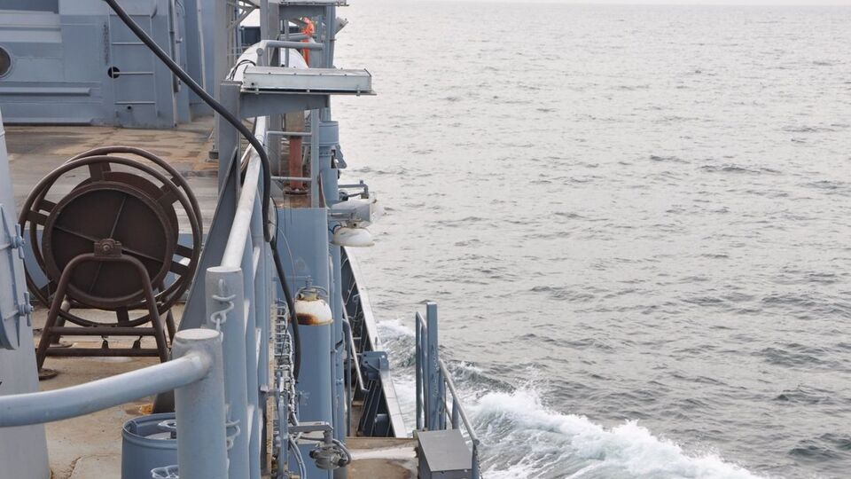 Корабль проходил ходовые испытания