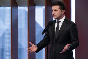 Зеленський (на фото) обмінявся з Помпео привітаннями з різдвяними святами