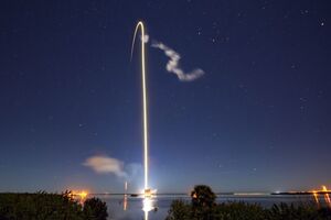 Ракету запустили с 40-го стартового комплекса на космодроме NASA на мысе Канаверал в штате Флорида