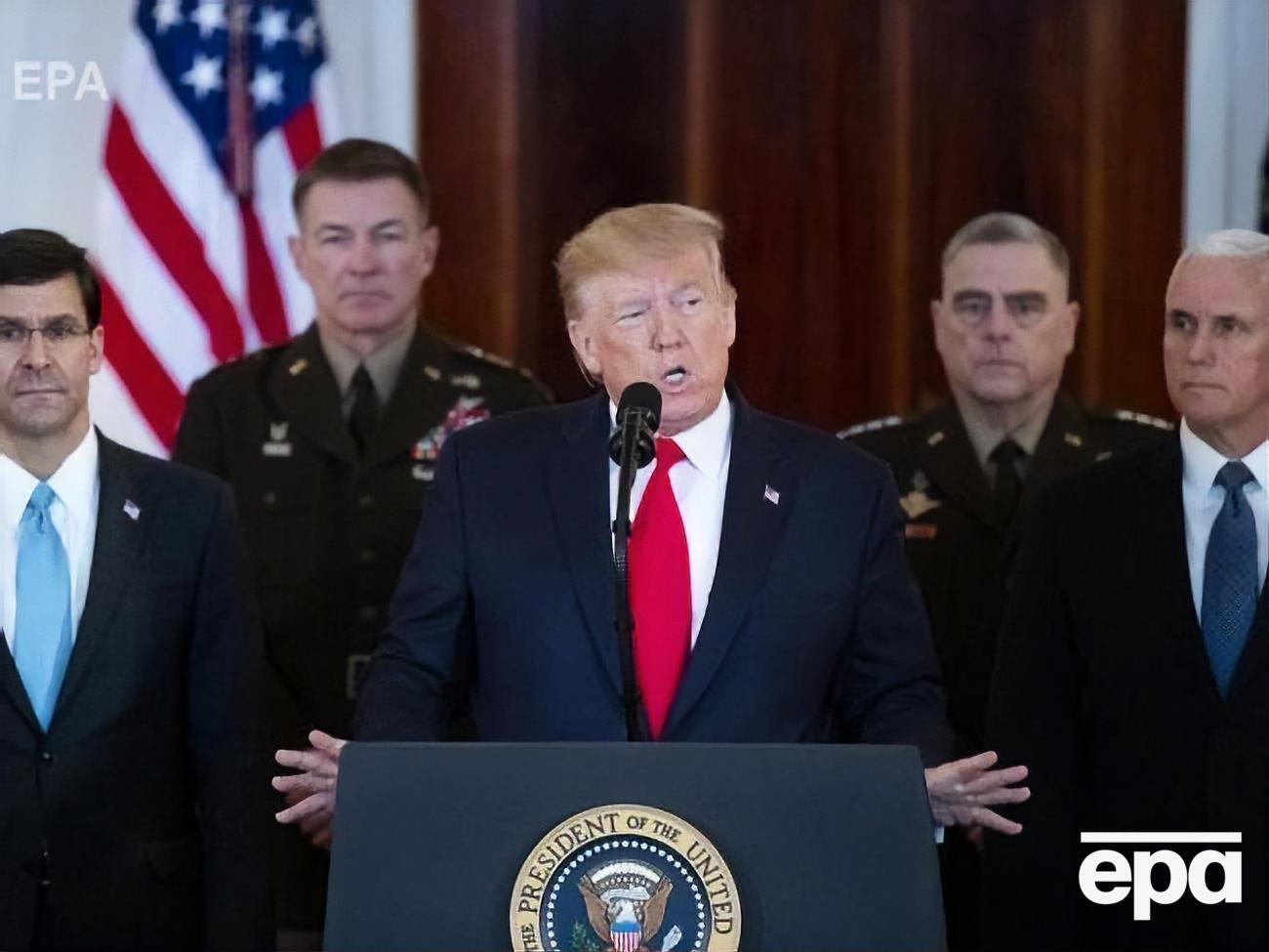 Трамп: Занадто довго, починаючи з 1979 року, ми толерували дестабілізуючу поведінку Ірану на Близькому Сході