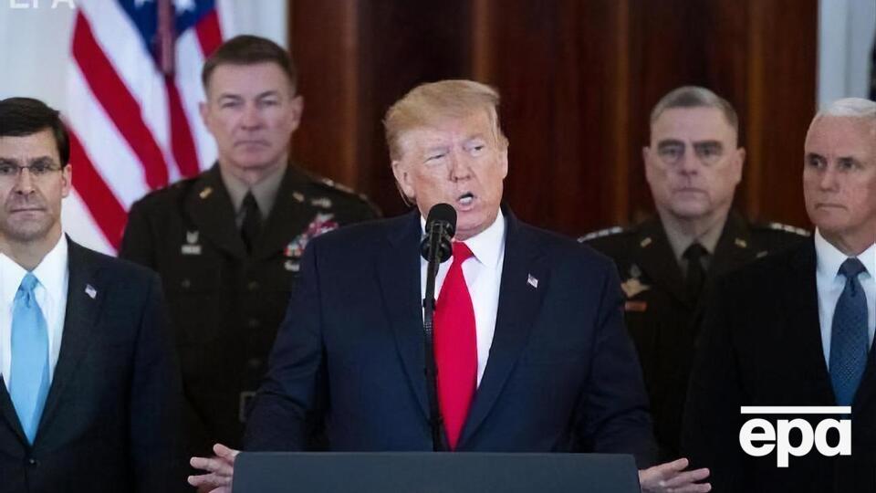 Трамп: Занадто довго, починаючи з 1979 року, ми толерували дестабілізуючу поведінку Ірану на Близькому Сході