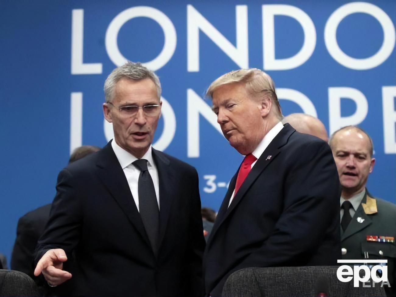 Столтенберг і Трамп домовилися підтримувати контакт щодо ситуації на Близькому Сході