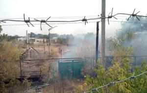 В Станице Луганской из-за пожаров детонируют боеприпасы