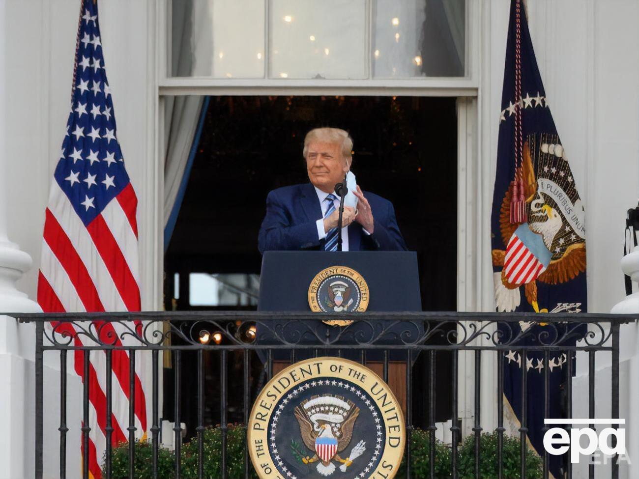 Трамп 2 жовтня дістав позитивний результат тесту на коронавірус, 7-го його лікар заявив про появу у президента антитіл до вірусу