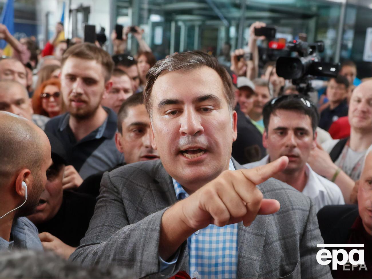 Саакашвили поблагодарил греческих полицейских за быструю реакцию на провокацию