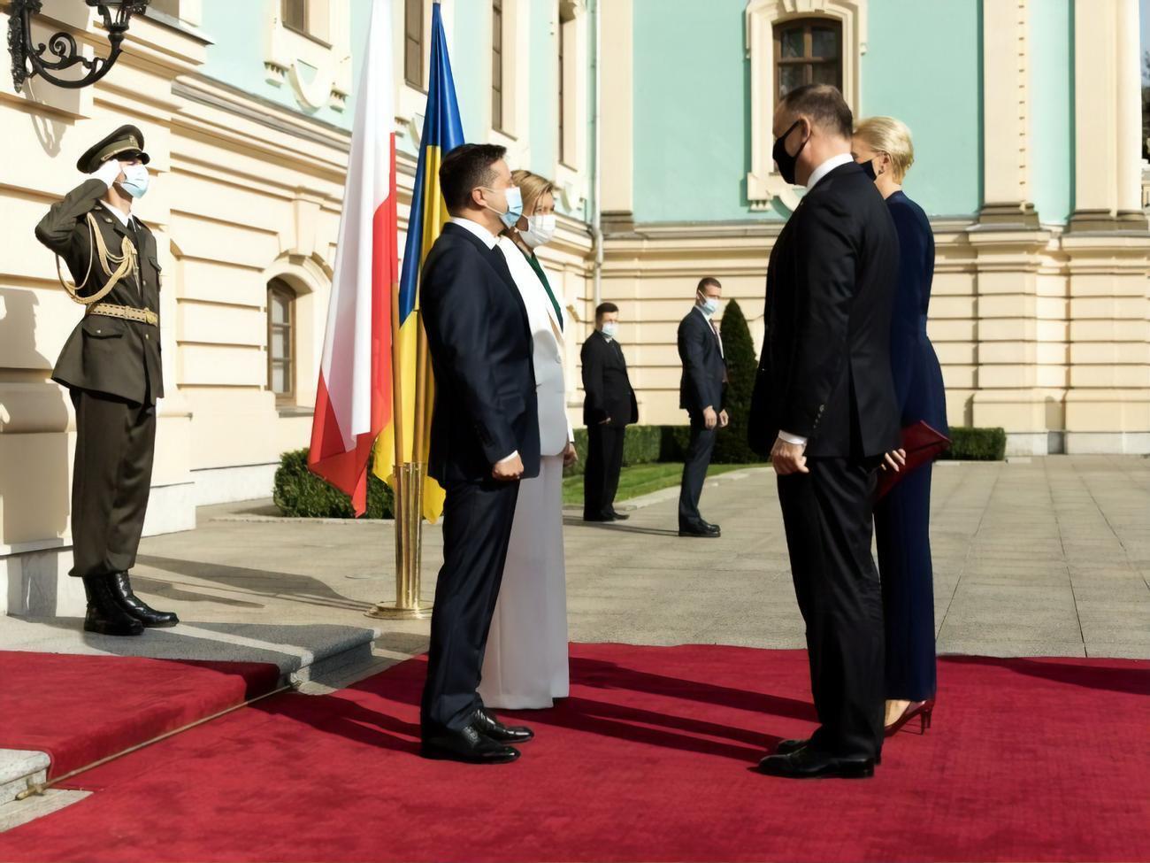 Дуда находится с визитом в Украине