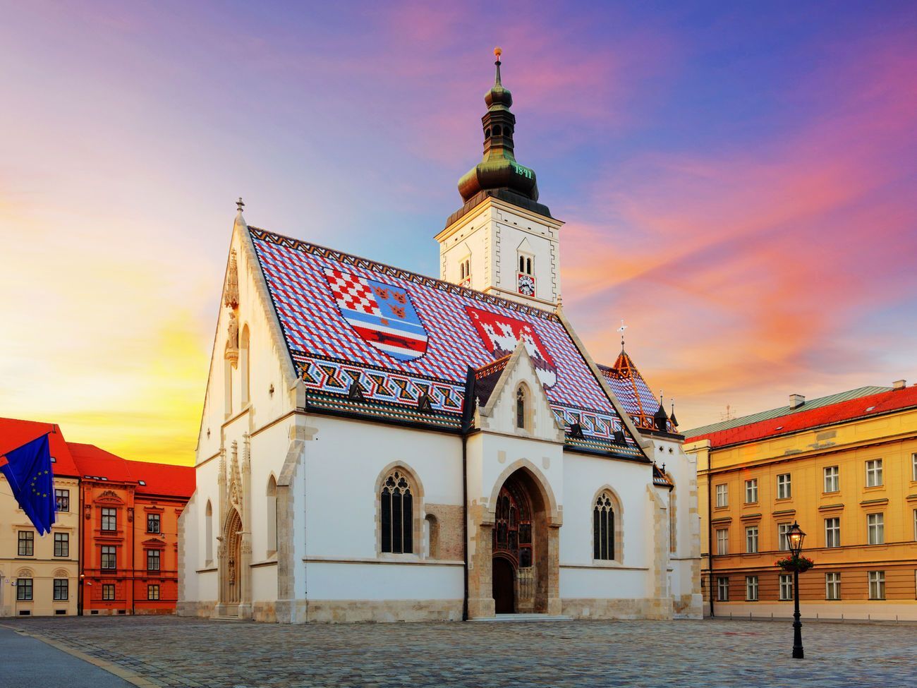 Инцидент произошел на площади Святого Марка в Загребе