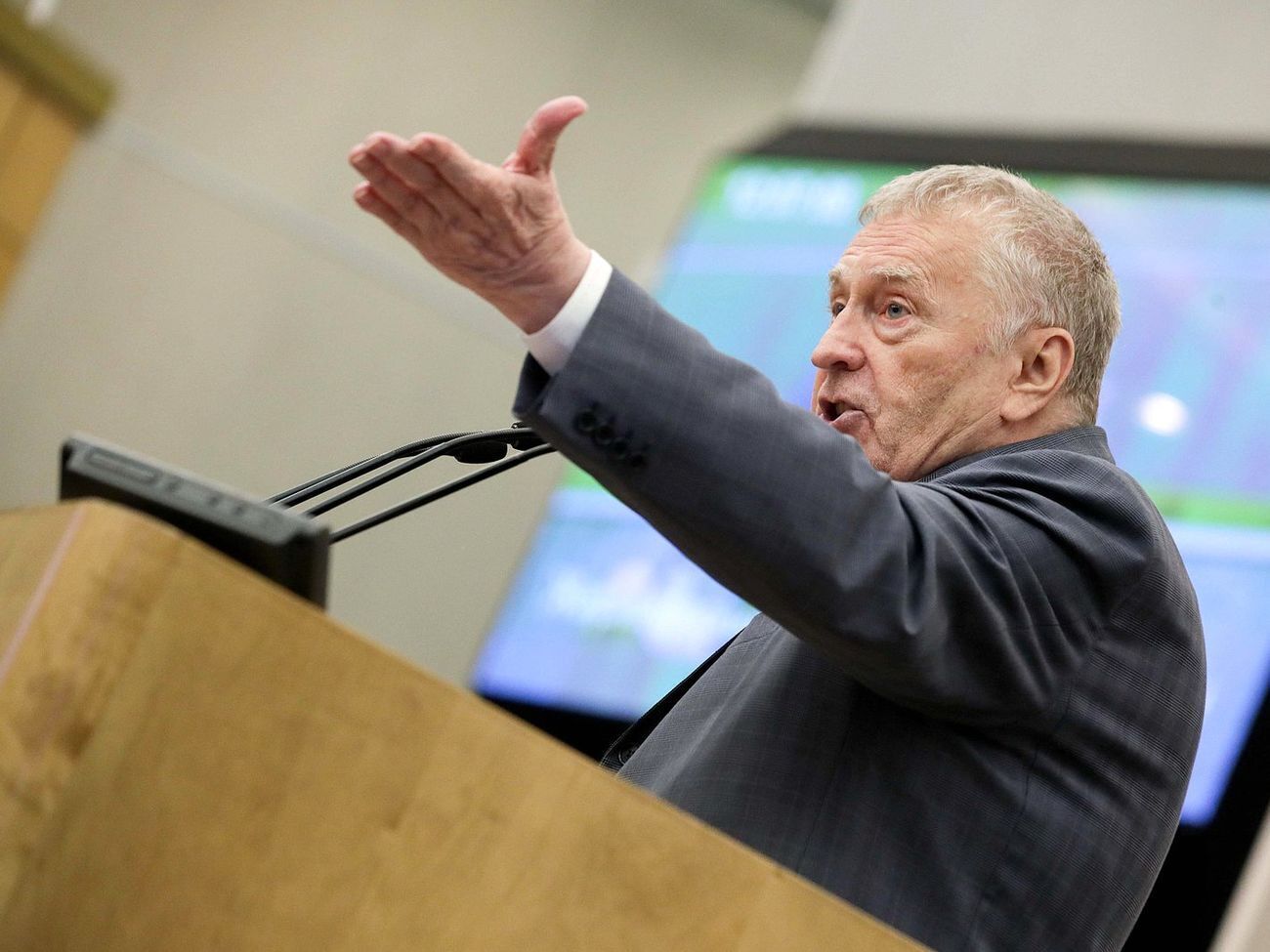 Жириновський (на фото) назвав Навального "боягузливою людиною"