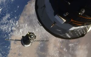 Космический корабль пристыковался к российскому сегменту МКС