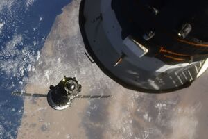 Космический корабль пристыковался к российскому сегменту МКС