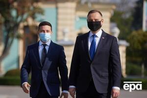 Зеленський подякував Дуді за позицію Польщі щодо анексії Криму