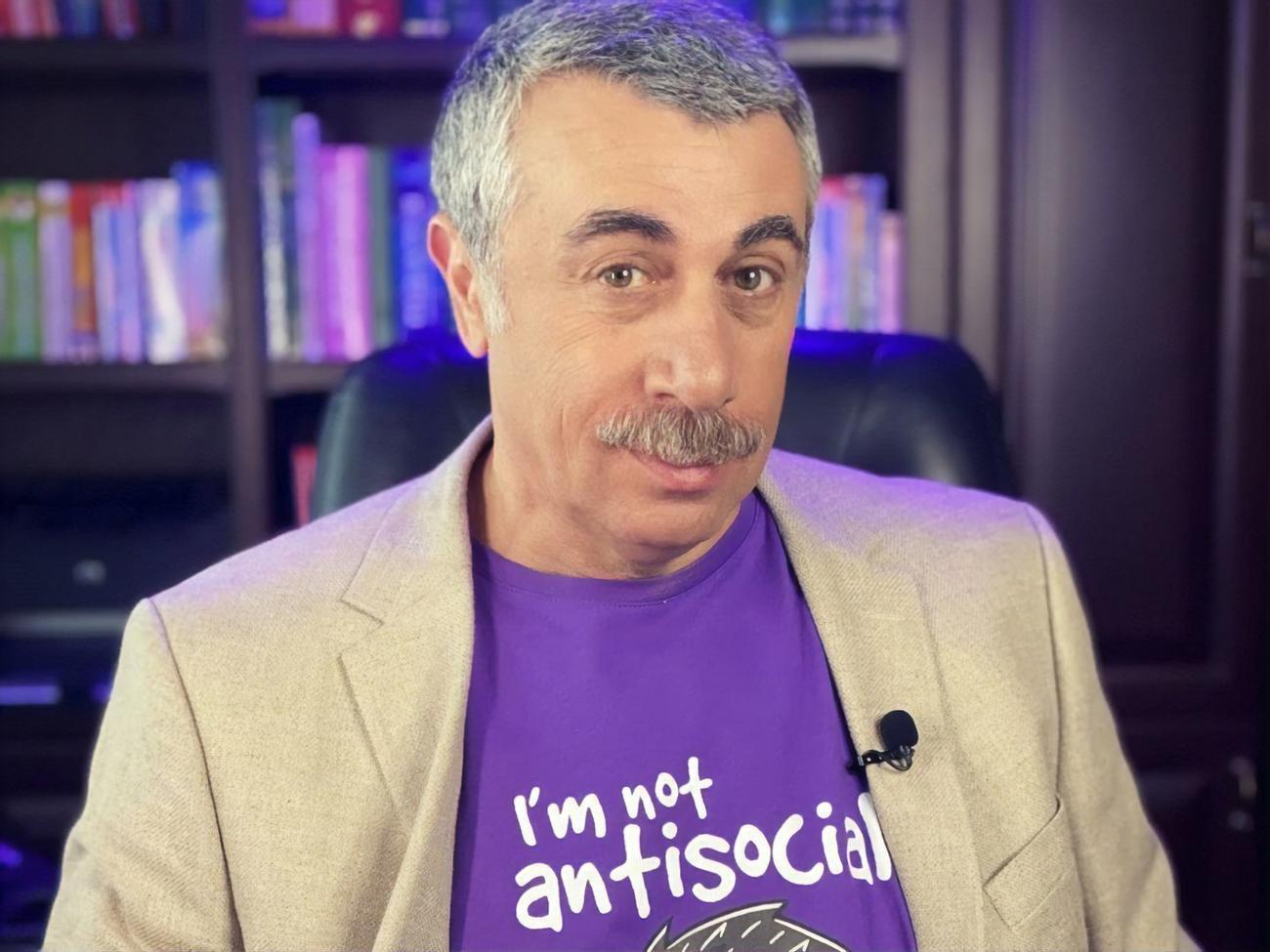 Комаровский:&nbsp;Хочу пожелать себе здоровья, оптимизма, поменьше нервничать