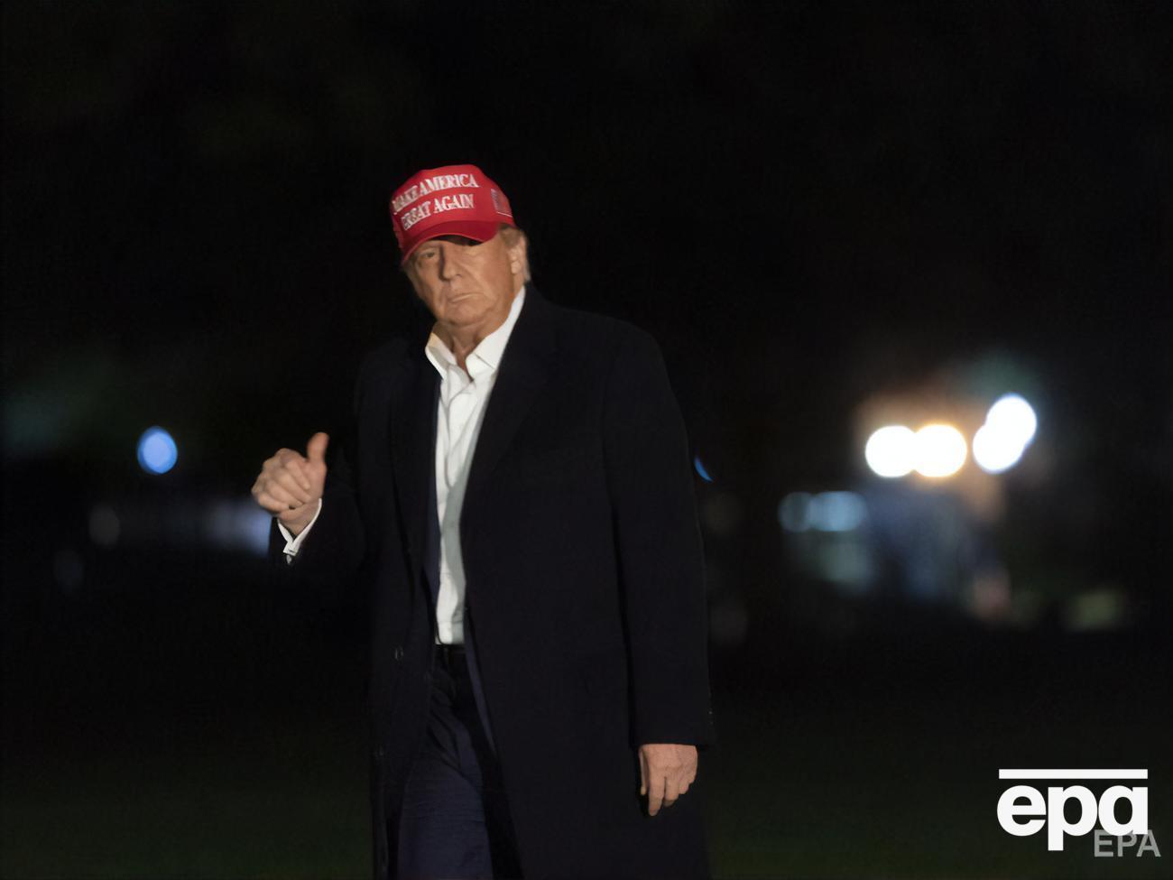 Трамп уже возобновил предвыборные митинги