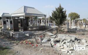 Кладбище находится в Тертерском районе Азербайджана