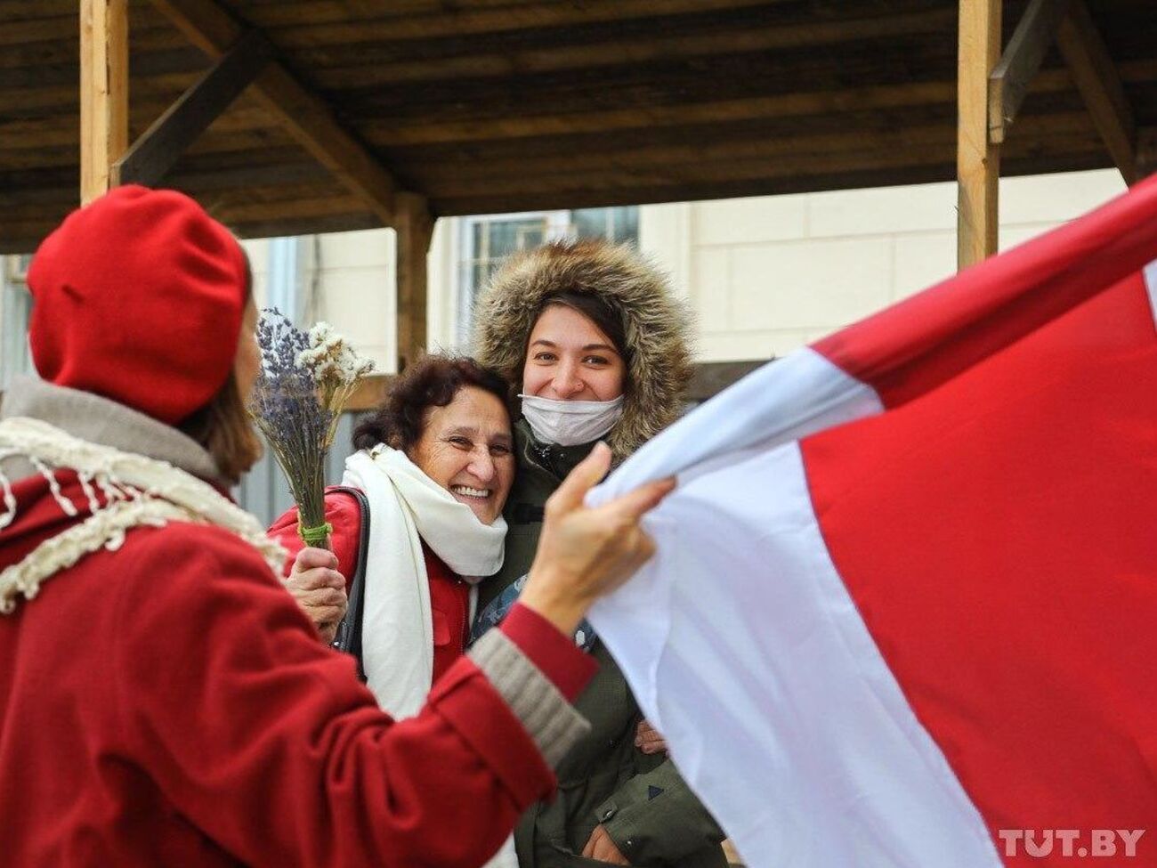 В Минске прошел протестный женский марш. Фоторепортаж