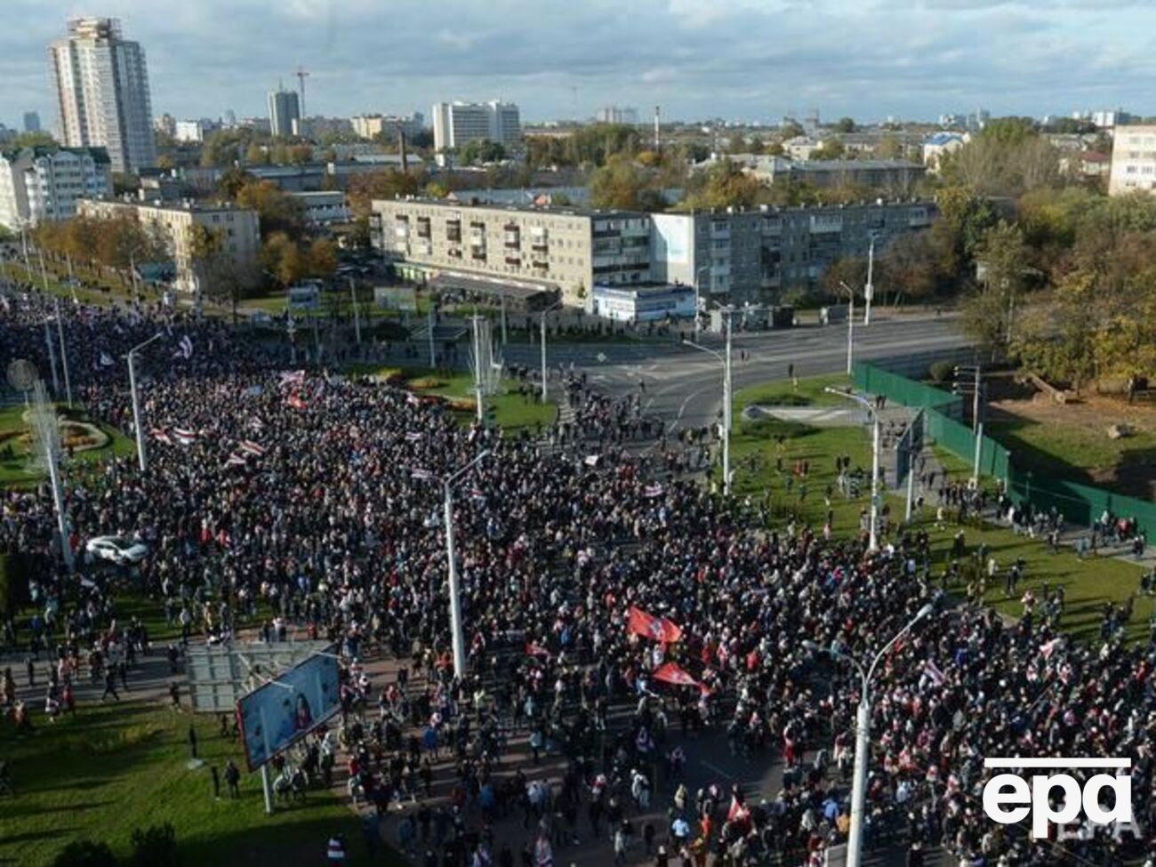 Марш відбувався на Партизанському проспекті