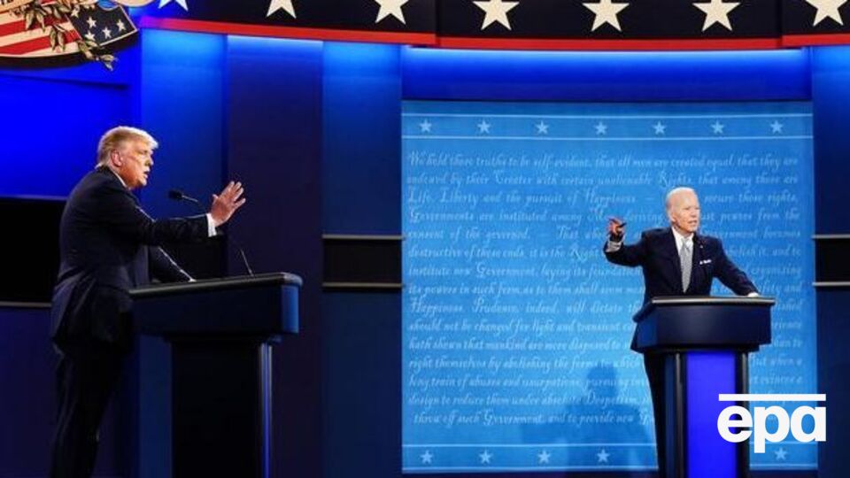 Наступний раунд дебатів між Трампом і Байденом може відбутися 22 жовтня