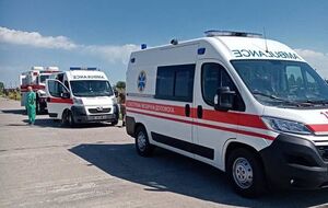 Травмированного передали медикам