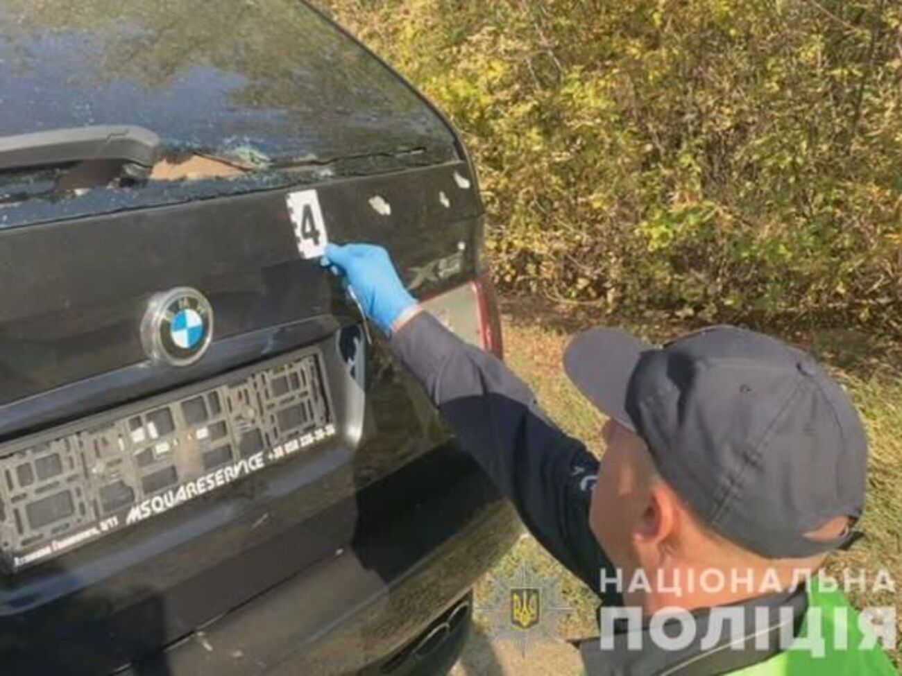 Машину Бабенка пошкодило осколками вибухового пристрою