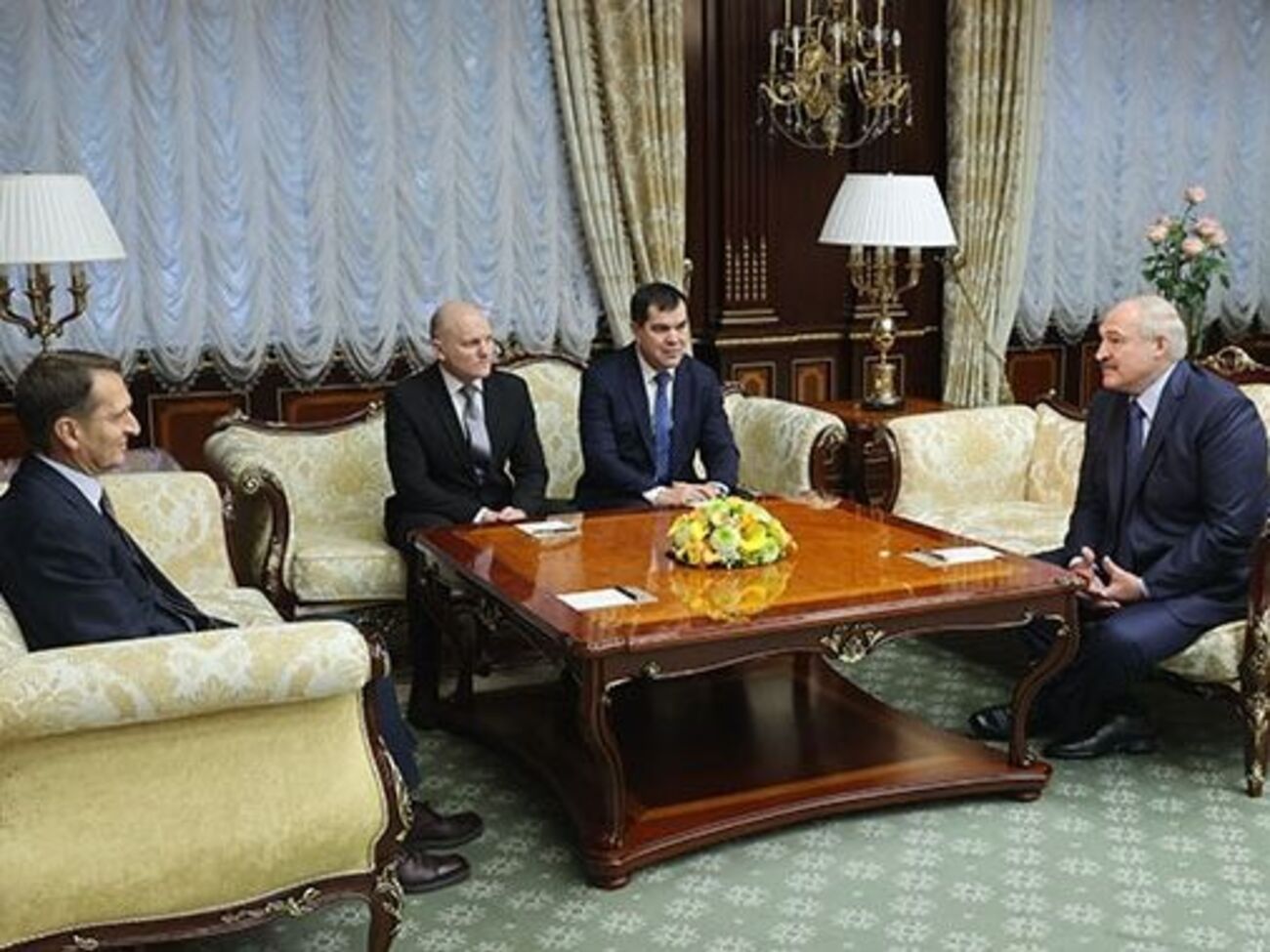 Лукашенко сьогодні зустрівся з Наришкіним
