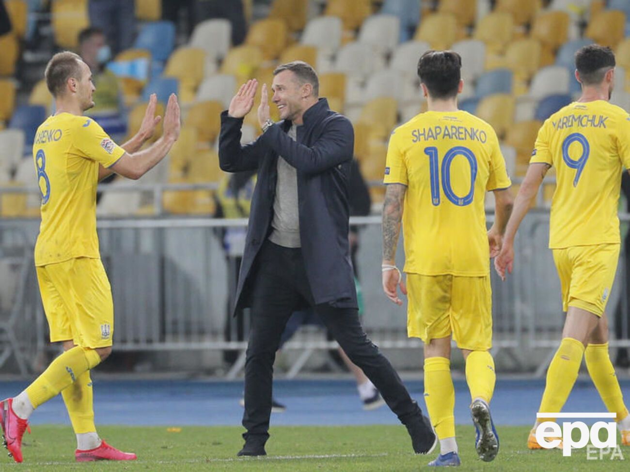 Серед європейських збірних Україна опинилася на 15-му місці