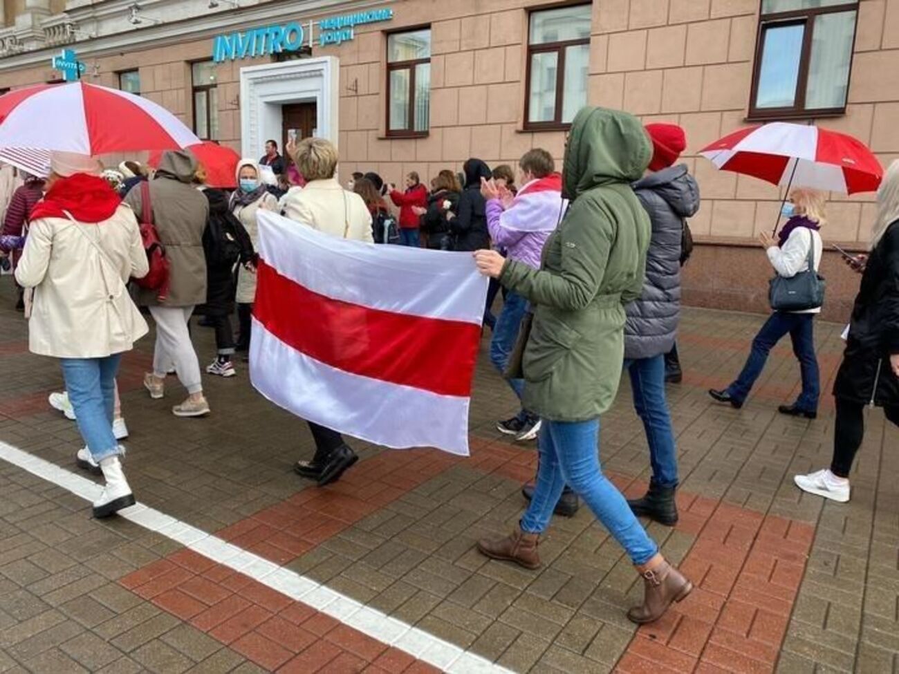 У суботу в Мінську провели жіночий марш
