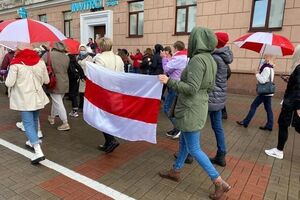 В субботу в Минске проходил женский марш