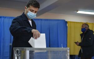 Зеленский проголосовал утром 25 октября