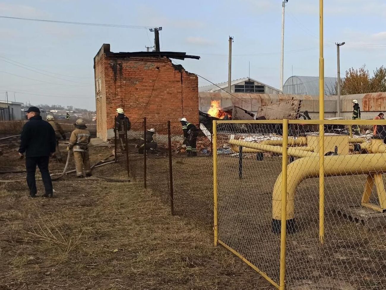 На місці вибуху працює поліція області