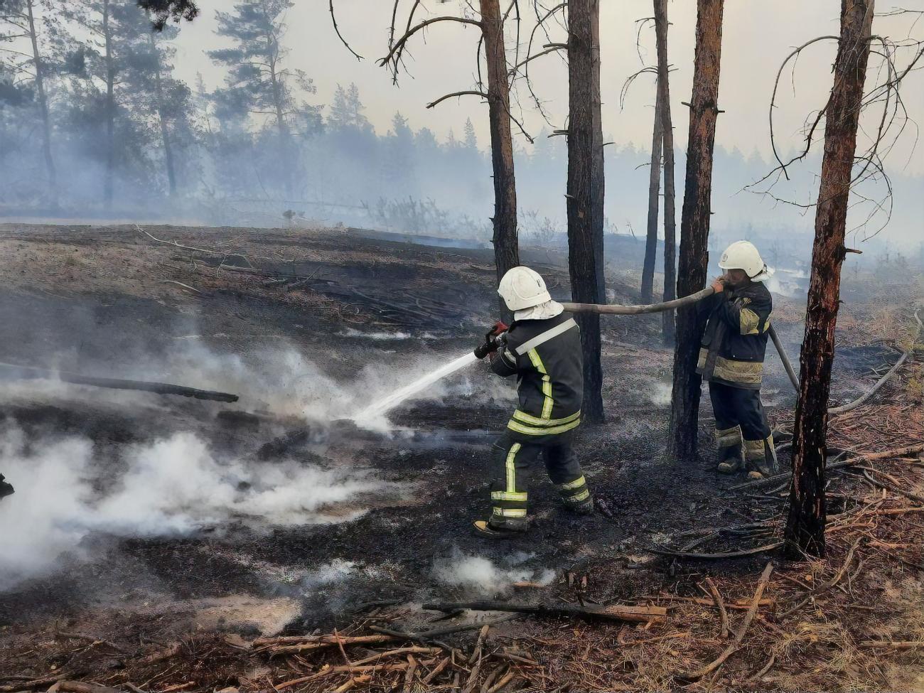 Пожежі зафіксували в Старобільському, Станично-Луганському та Новоайдарському районах і в районі Сєвєродонецька