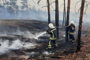 Пожежі зафіксували в Старобільському, Станично-Луганському та Новоайдарському районах і в районі Сєвєродонецька