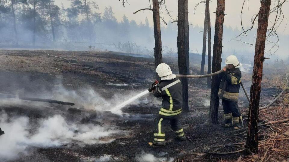 Пожары зафиксировали в Старобельском, Станично-Луганском и Новоайдарском районах и в районе Северодонецка
