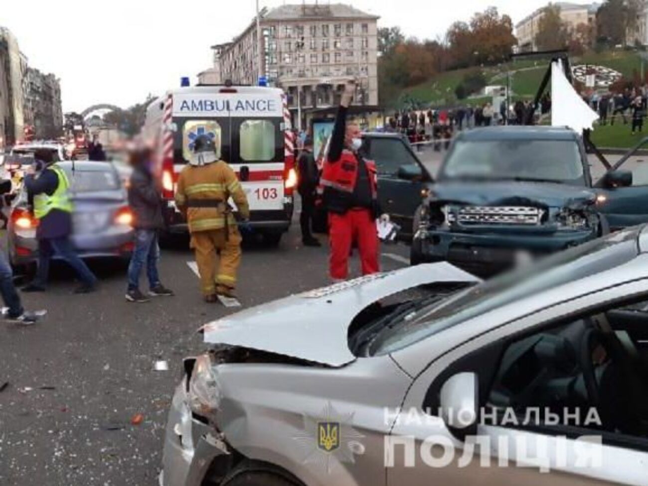 ДТП сталася вдень 30 жовтня на Майдані Незалежності