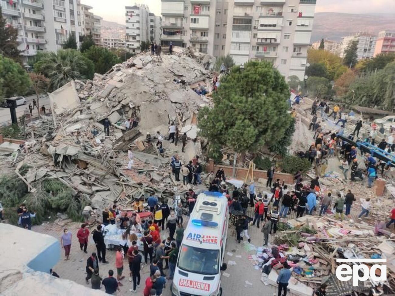 Землетрясение произошло в Измире