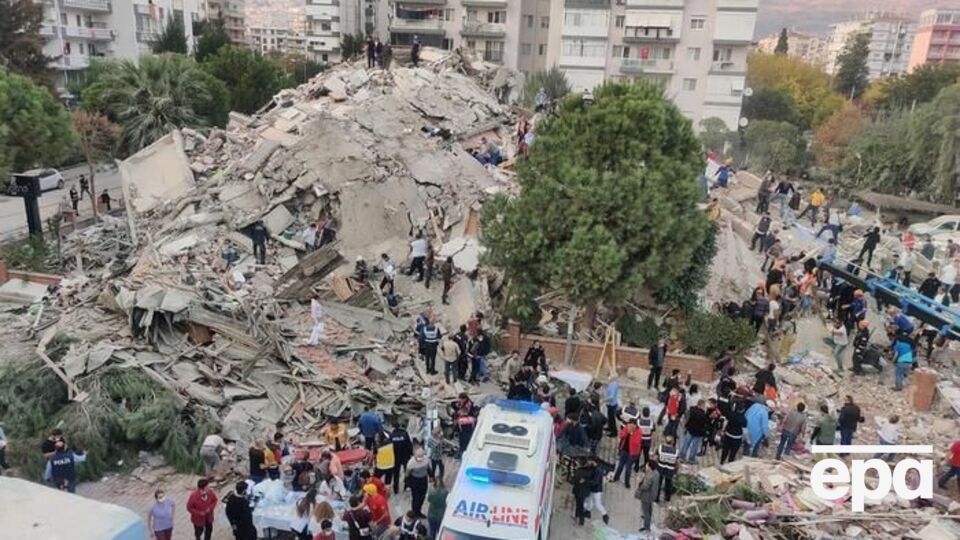 Землетрясение произошло в Измире